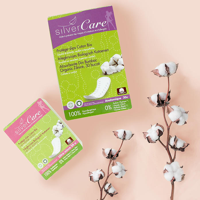 Absorbantes et 100% coton bio Absorbantes et 100% coton bio