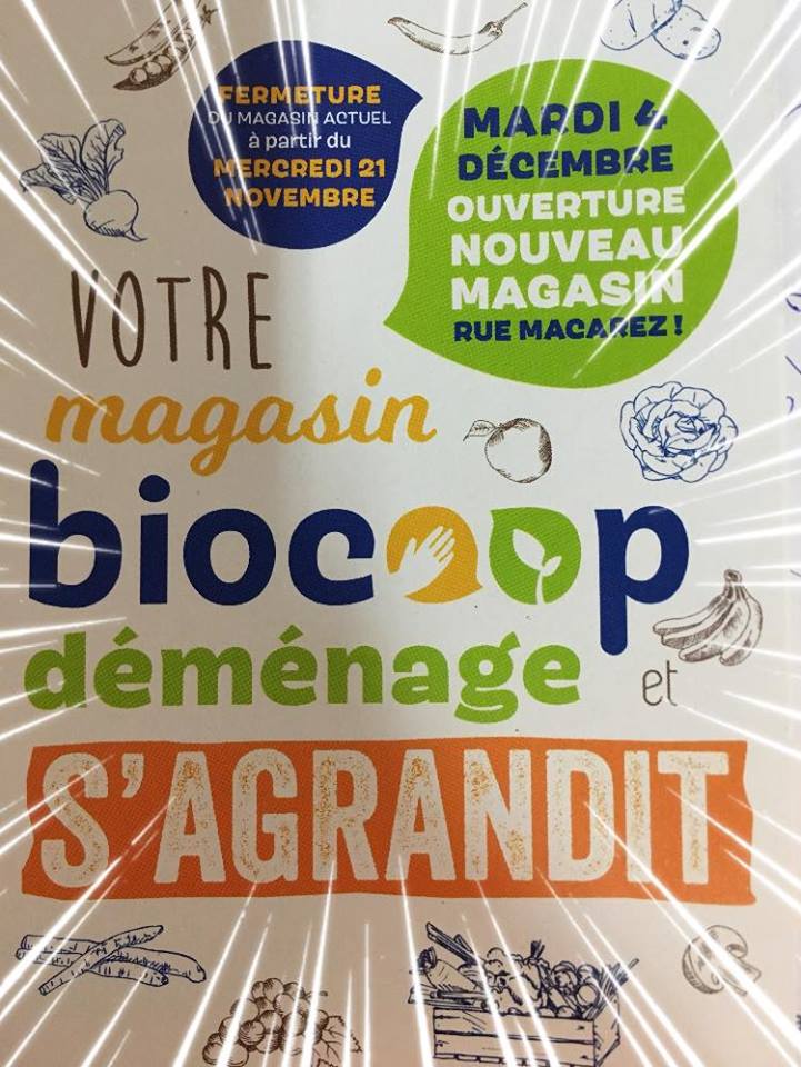 Votre Biocoop Déménage